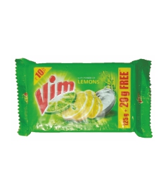 Vim Dishwash Bar, 110g + 20g Free